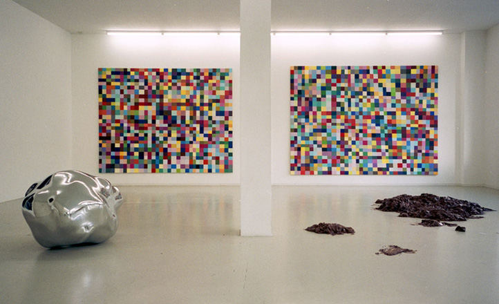 Installation view 'Stick to your own knitting' Ellen de Bruijne Projects, Amsterdam - Click image to return.